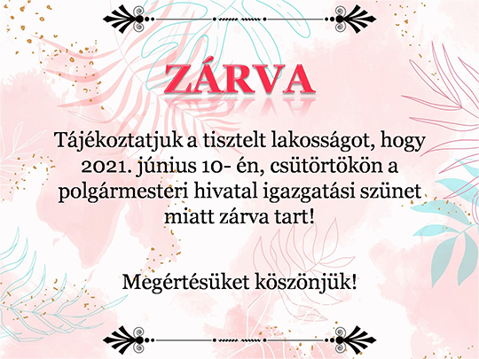 igazgatasiszunet210609