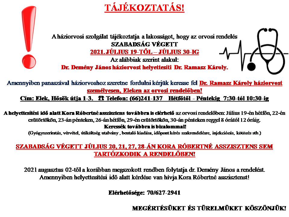 haziorvos helyettesites210715