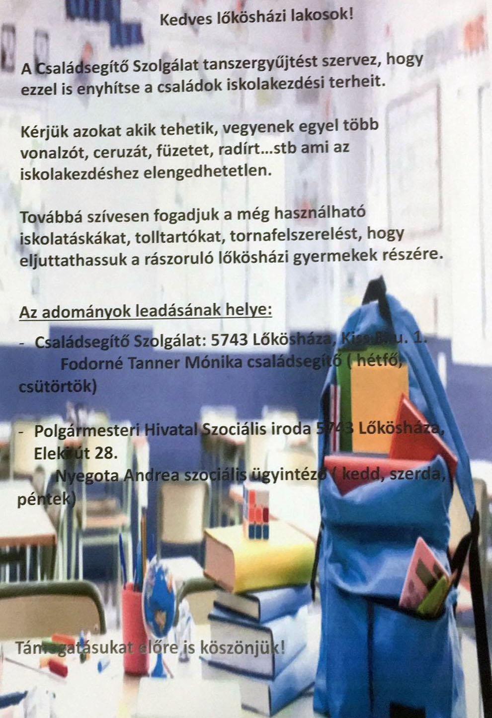 tanszergyujtes