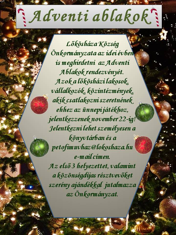 Adventi ablakok 21