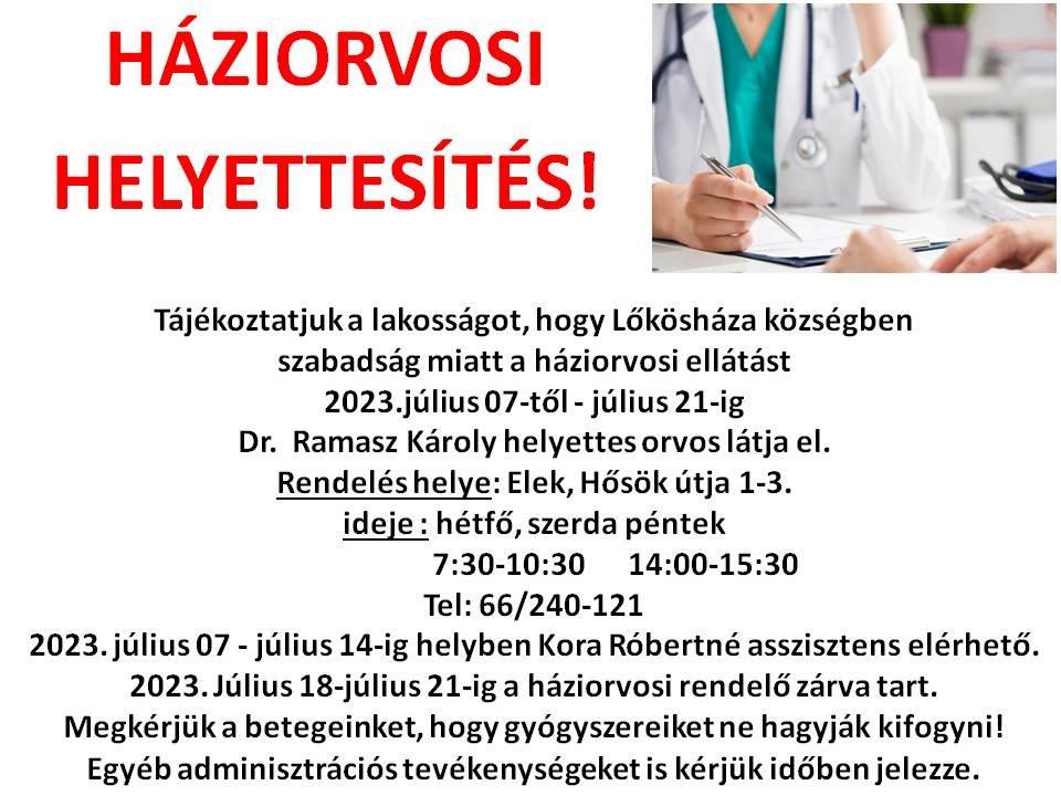 haziorvos helyettesites jav 230703