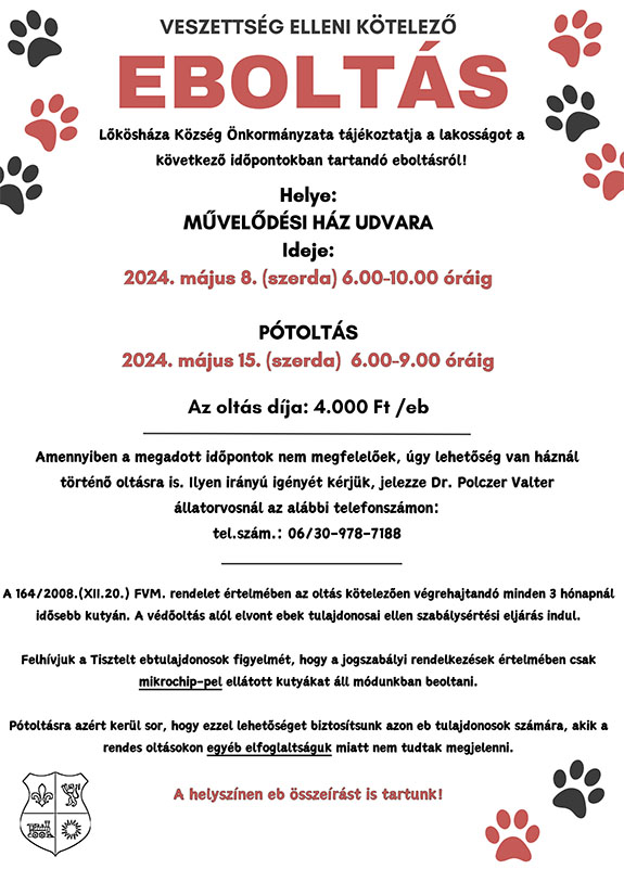 Veszettség elleni kötelező másolat
